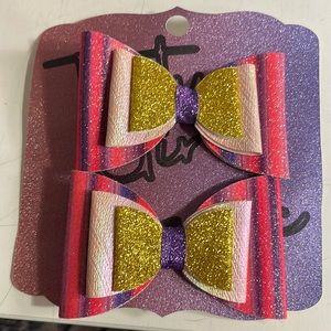 Tutu Girl Magic Hair-bow 2 pc